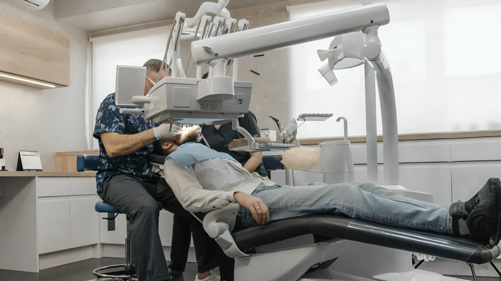 patient checkup at dental clinic near you